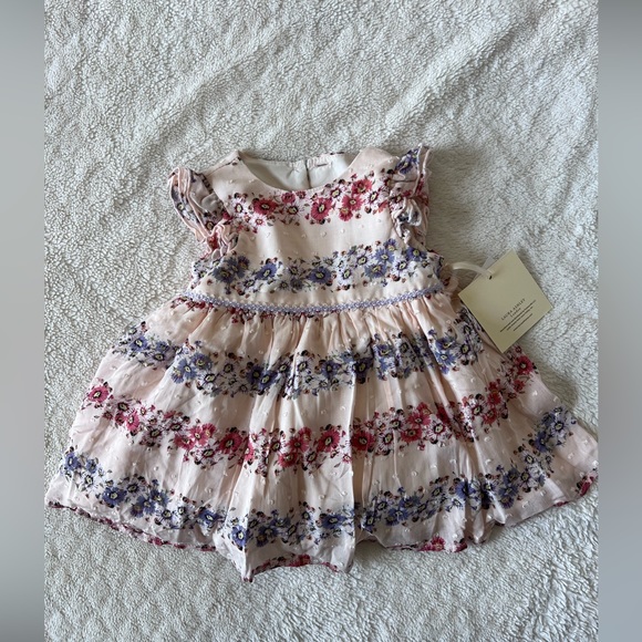 Laura Ashley pink dress with under shorts - Picture 1 of 5